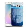 Дизайнерский силиконовый чехол для Samsung Galaxy S6 Edge Льды