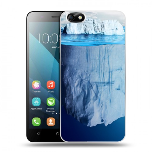 Дизайнерский пластиковый чехол для Huawei Honor 4X Льды