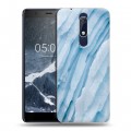 Дизайнерский пластиковый чехол для Nokia 5.1 Льды