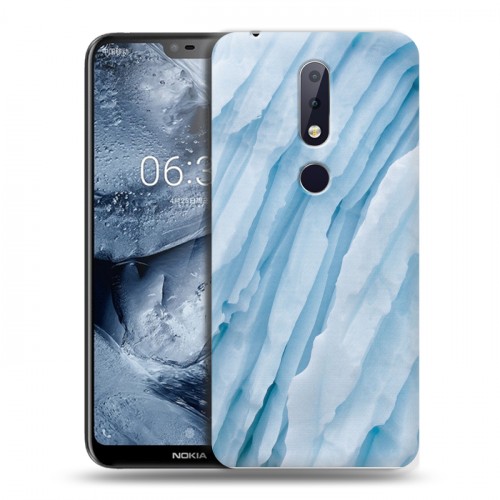 Дизайнерский силиконовый чехол для Nokia 6.1 Plus Льды