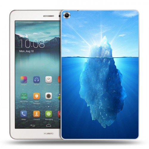 Дизайнерский силиконовый чехол для Huawei MediaPad T1 8.0 Льды
