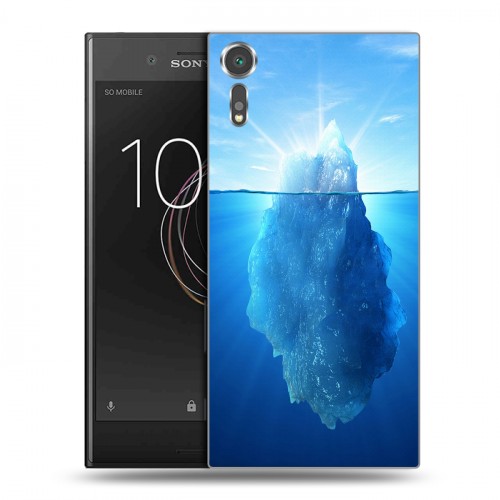 Дизайнерский пластиковый чехол для Sony Xperia XZs Льды