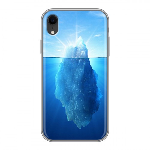 Дизайнерский пластиковый чехол для Iphone Xr Льды