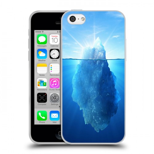 Дизайнерский пластиковый чехол для Iphone 5c Льды