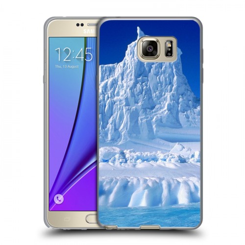 Дизайнерский пластиковый чехол для Samsung Galaxy Note 5 Льды