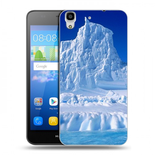Дизайнерский пластиковый чехол для Huawei Y6 Льды