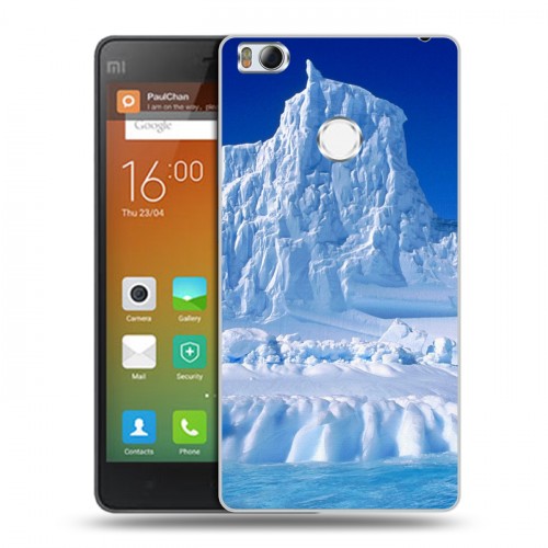 Дизайнерский пластиковый чехол для Xiaomi Mi4S Льды