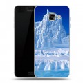 Дизайнерский пластиковый чехол для Samsung Galaxy C5 Льды