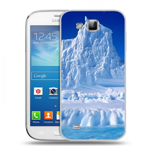 Дизайнерский пластиковый чехол для Samsung Galaxy Premier Льды