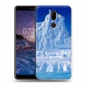 Дизайнерский пластиковый чехол для Nokia 7 Plus Льды