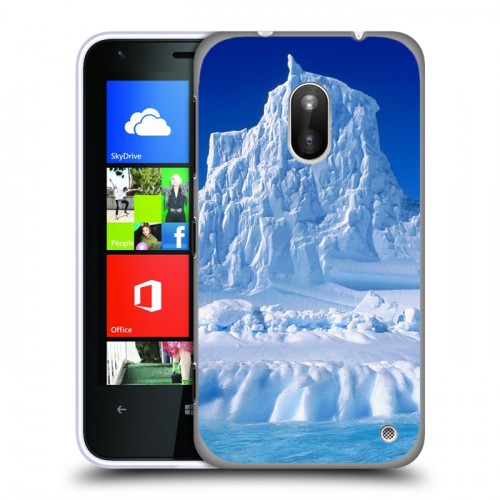 Дизайнерский пластиковый чехол для Nokia Lumia 620 Льды