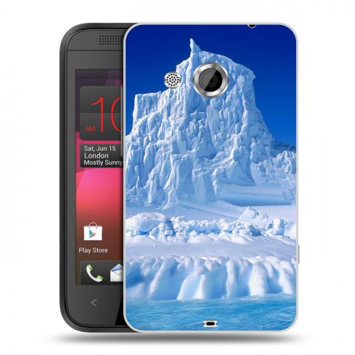 Дизайнерский пластиковый чехол для HTC Desire 200 Льды