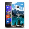 Дизайнерский пластиковый чехол для Microsoft Lumia 540 Озера