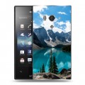 Дизайнерский пластиковый чехол для Sony Xperia acro S Озера