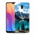 Дизайнерский силиконовый с усиленными углами чехол для Xiaomi RedMi 8A Озера