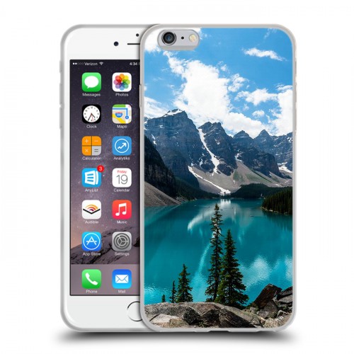 Дизайнерский силиконовый чехол для Iphone 6 Plus/6s Plus Озера