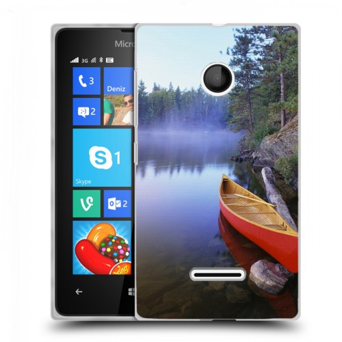 Дизайнерский пластиковый чехол для Microsoft Lumia 435 Озера