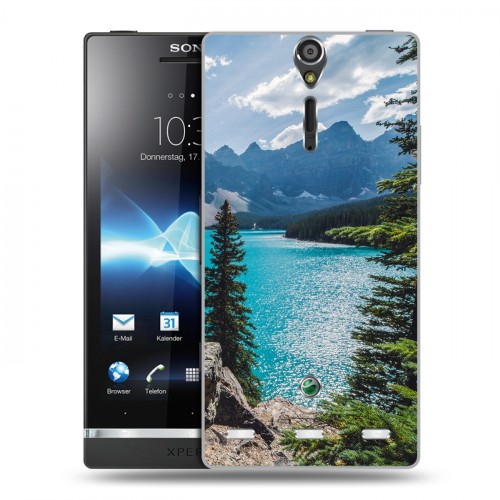 Дизайнерский пластиковый чехол для Sony Xperia S Озера