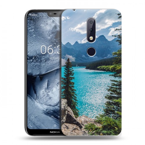 Дизайнерский силиконовый чехол для Nokia 6.1 Plus Озера