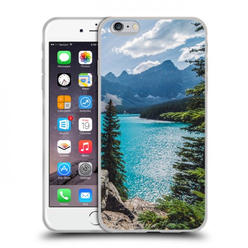 Дизайнерский силиконовый чехол для Iphone 6 Plus/6s Plus Озера