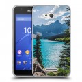 Дизайнерский пластиковый чехол для Sony Xperia E4g Озера