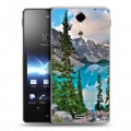 Дизайнерский пластиковый чехол для Sony Xperia TX Озера