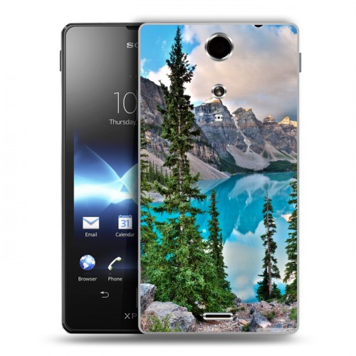 Дизайнерский пластиковый чехол для Sony Xperia TX Озера