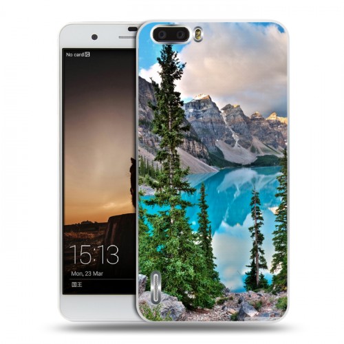 Дизайнерский силиконовый чехол для Huawei Honor 6 Plus Озера