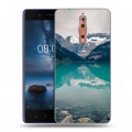 Дизайнерский пластиковый чехол для Nokia 8 Озера