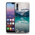 Дизайнерский силиконовый с усиленными углами чехол для Huawei P20 Pro Озера