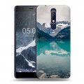 Дизайнерский пластиковый чехол для Nokia 5.1 Озера