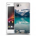 Дизайнерский пластиковый чехол для Sony Xperia L Озера