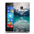 Дизайнерский пластиковый чехол для Microsoft Lumia 435 Озера