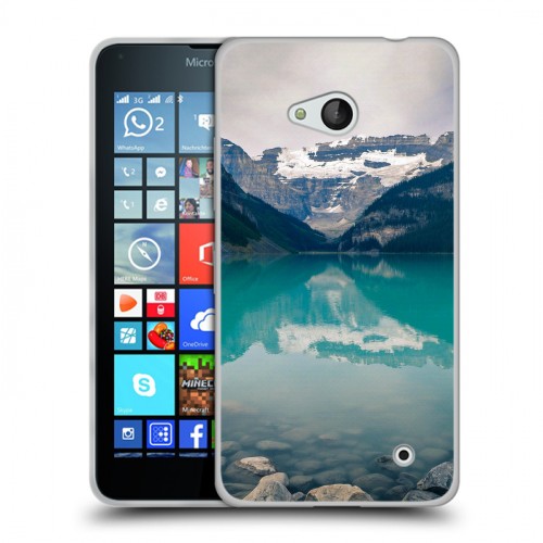 Дизайнерский пластиковый чехол для Microsoft Lumia 640 Озера