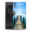 Дизайнерский пластиковый чехол для Sony Xperia XZs Озера