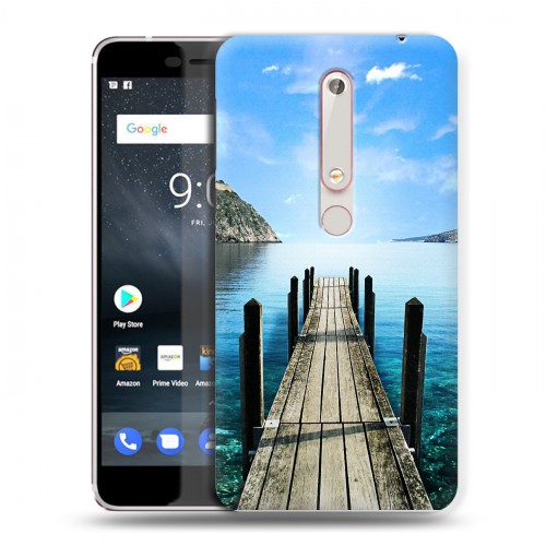 Дизайнерский пластиковый чехол для Nokia 6 (2018) Озера