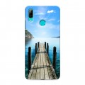 Дизайнерский пластиковый чехол для Huawei P Smart (2019) Озера