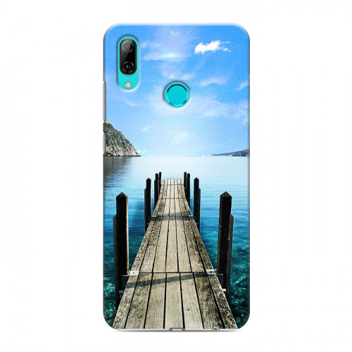 Дизайнерский пластиковый чехол для Huawei Y7 (2019) Озера