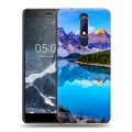 Дизайнерский пластиковый чехол для Nokia 5.1 Озера