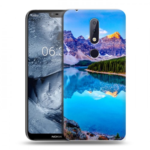 Дизайнерский силиконовый чехол для Nokia 6.1 Plus Озера