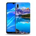 Дизайнерский пластиковый чехол для Huawei Y6 (2019) Озера