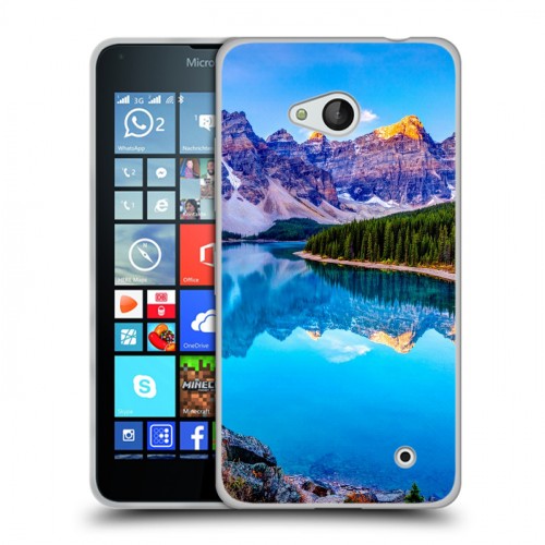 Дизайнерский пластиковый чехол для Microsoft Lumia 640 Озера