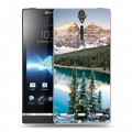 Дизайнерский пластиковый чехол для Sony Xperia S Озера