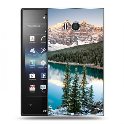 Дизайнерский пластиковый чехол для Sony Xperia acro S Озера