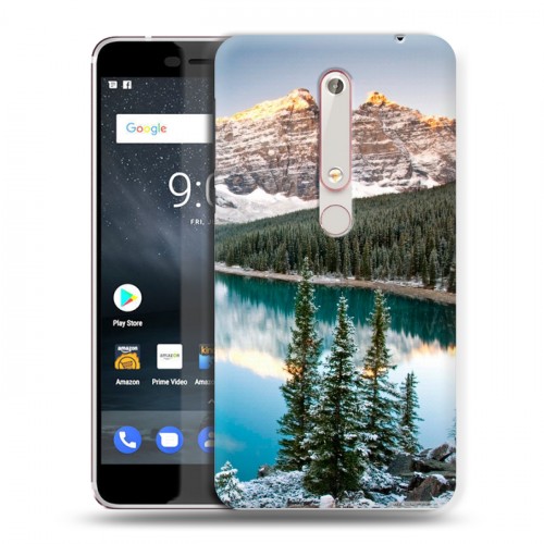 Дизайнерский пластиковый чехол для Nokia 6 (2018) Озера