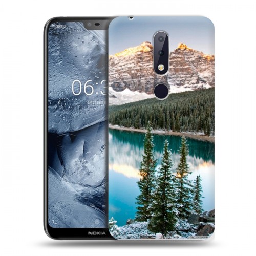 Дизайнерский силиконовый чехол для Nokia 6.1 Plus Озера