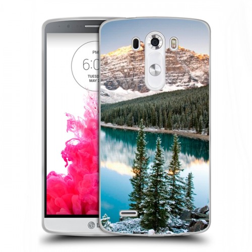 Дизайнерский силиконовый чехол для LG G3 (Dual-LTE) Озера