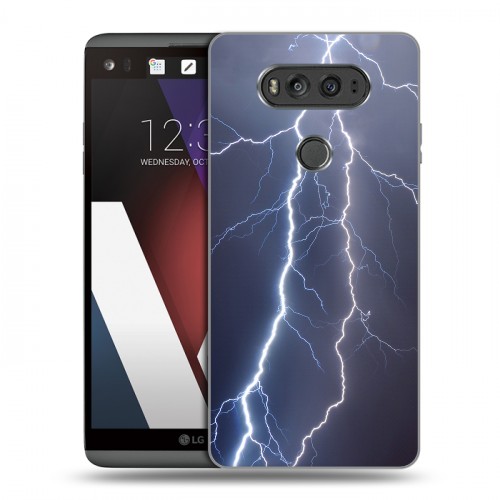 Дизайнерский пластиковый чехол для LG V20 Молния