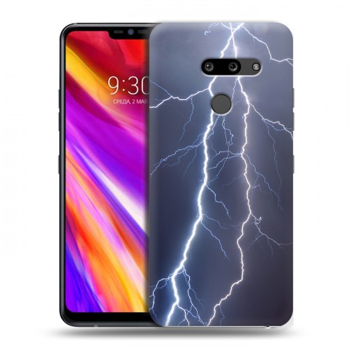 Дизайнерский пластиковый чехол для LG G8 ThinQ Молния