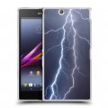 Дизайнерский пластиковый чехол для Sony Xperia Z Ultra  Молния